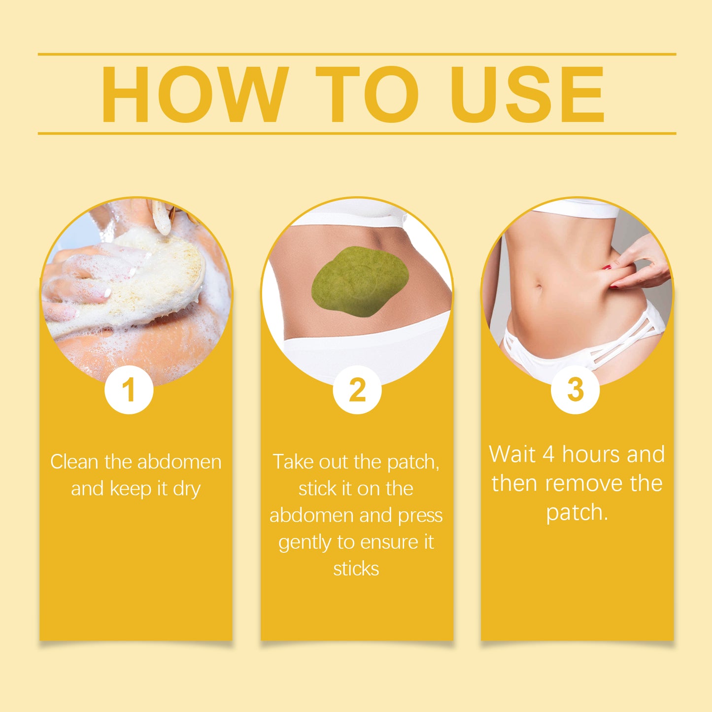 Bee Venom Slimming Patch - Firming Body Shaping Stick - 7 Pieces
