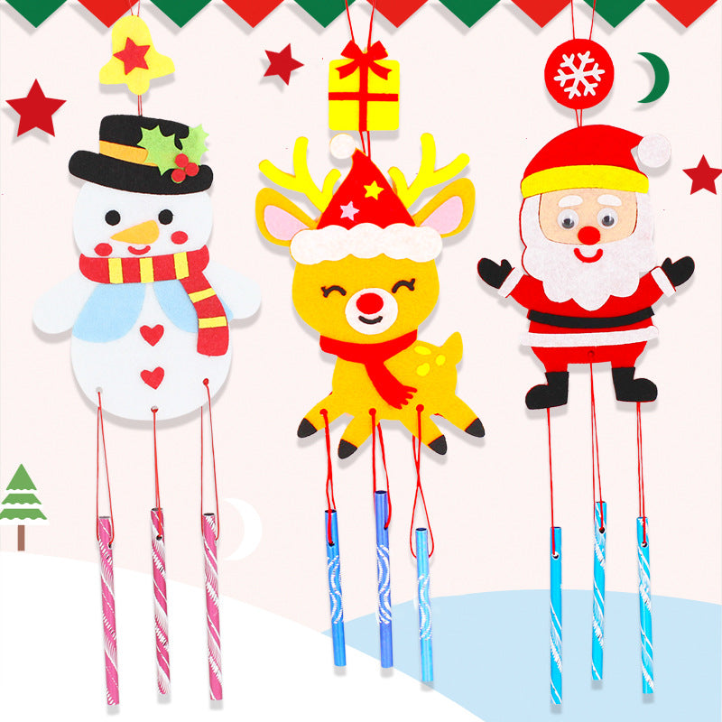 Christmas Wind Chime Decoration Pendant Nonwoven Festive Outdoor Decor