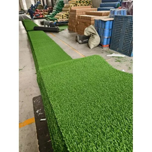 5ft x 10ft Artificial Turf Mat with Drainage Holes - Low Pile