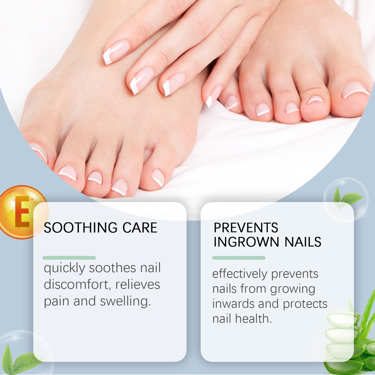 Nail Repair Cream with Aloe and Tea Oil - Nourishing Nail Care Treatment