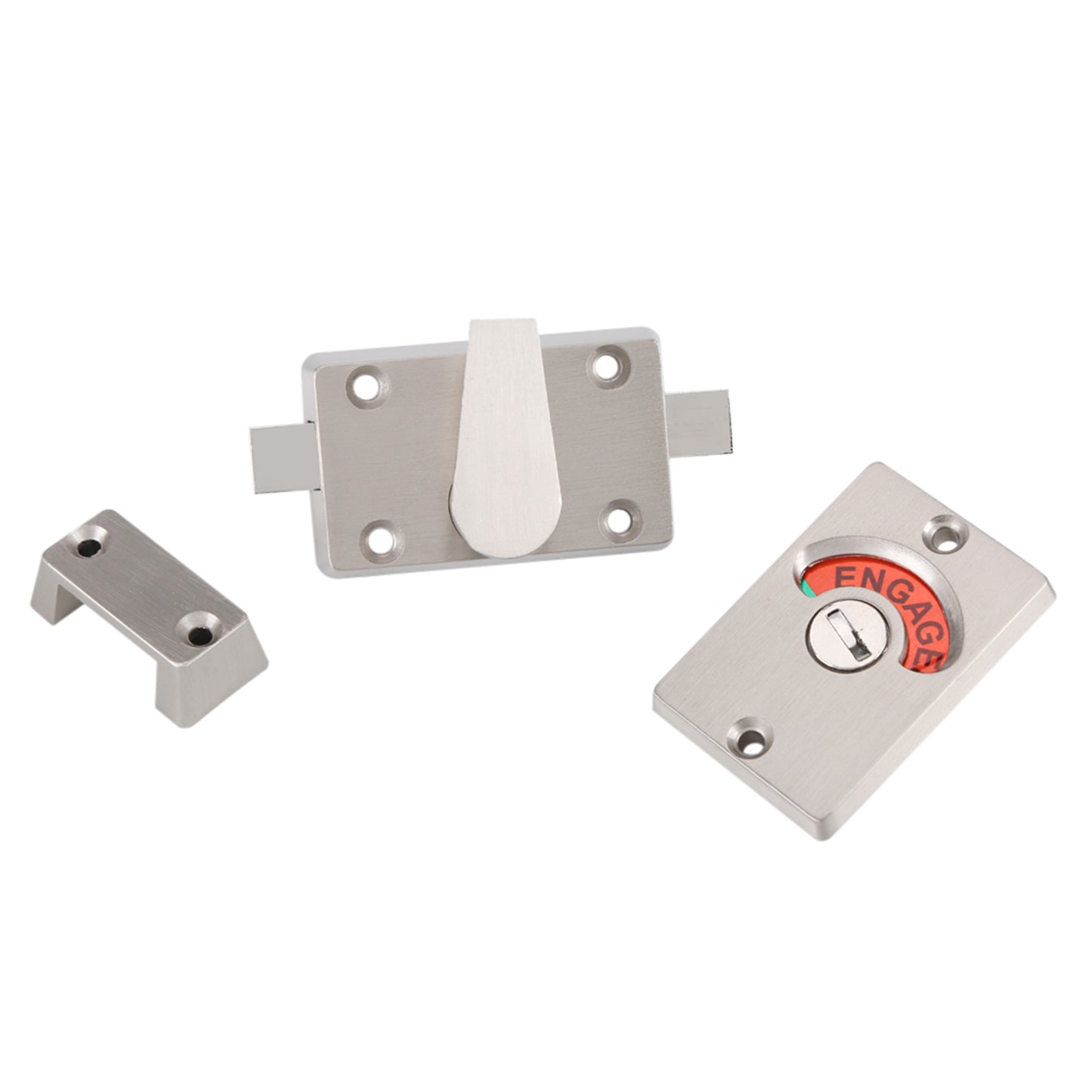 Indicator Privacy Bolt Door Lock Vacant Engaged Screws Bathroom Toilet