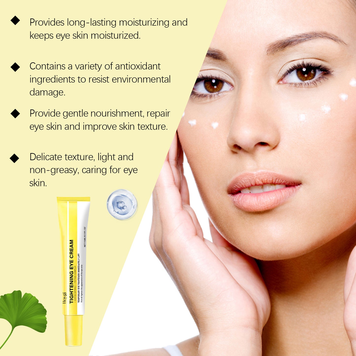Anti-Aging Eye Cream for Dark Circles, Fine Lines & Puffiness - 15ml