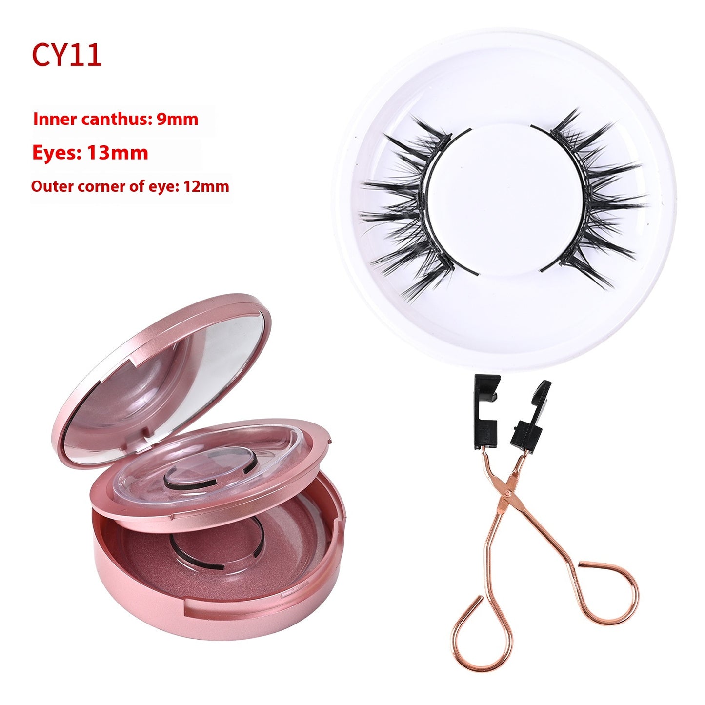 Magnetic Glue-Free False Eyelashes - Natural Look, Long-Lasting, Collection Use