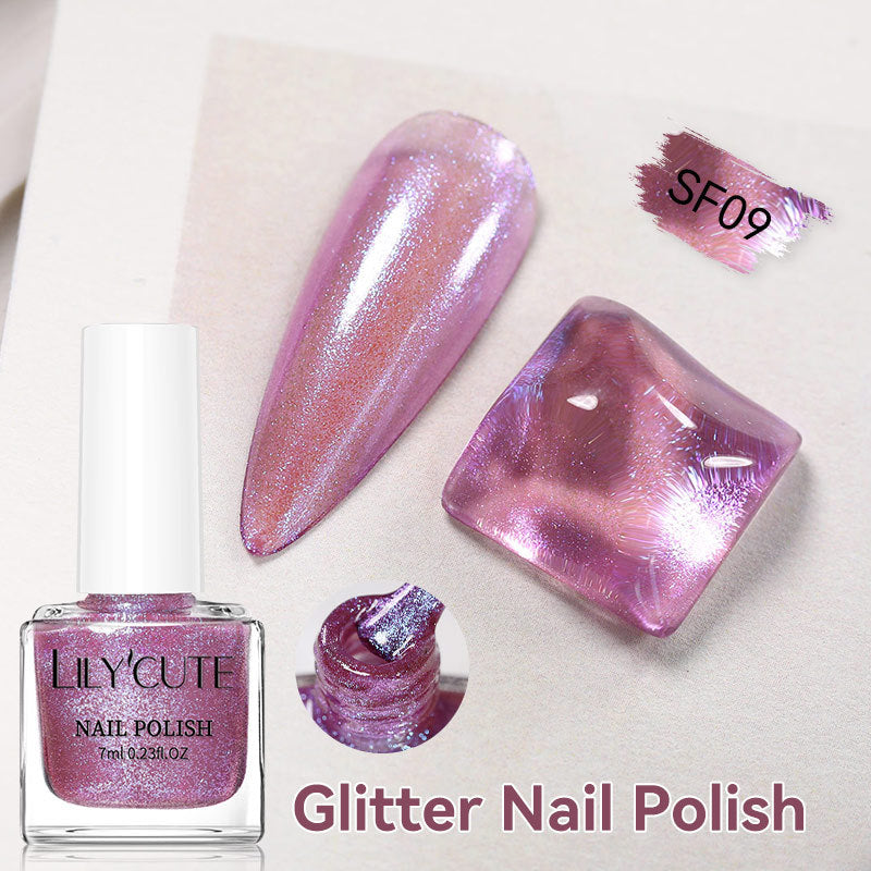 Quick-Dry Metallic Mirror Nail Polish No Baking Required - Water & Oily Resistant