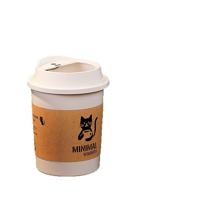 Large Capacity Open-Top Trash Can for Living Room and Kitchen - 12L Plastic Storage Bin