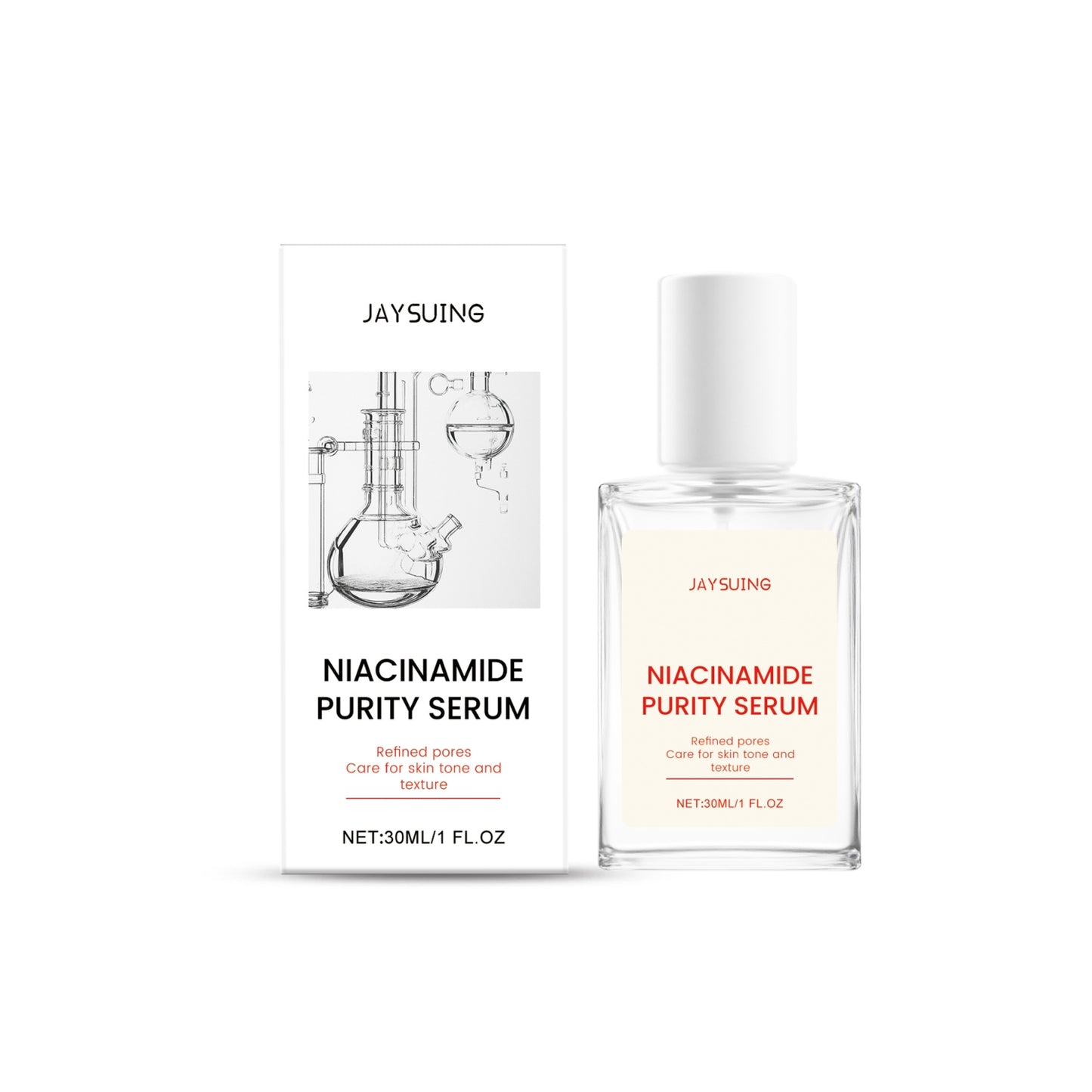 Niacinamide Purity Serum 30ml - Brightening & Hydrating Facial Treatment