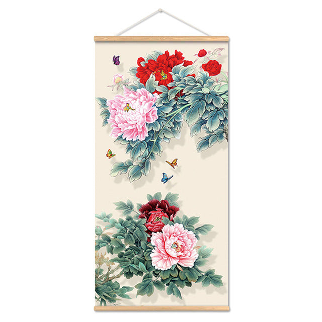 Modern Landscape Wall Art Mural Canvas for Home Decor – Frameless Fabric Painting