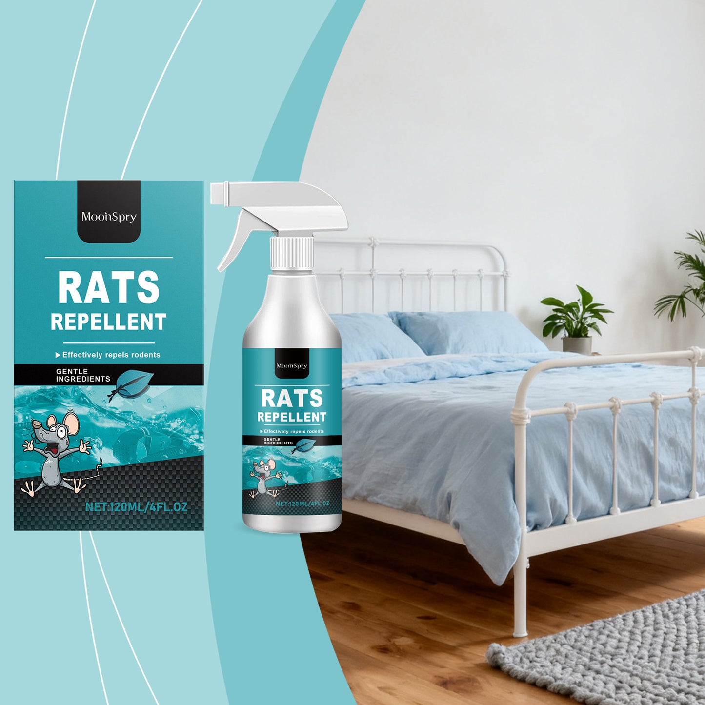 120ml Pest Repellent Spray for Kitchen Storage - Household Insect Control
