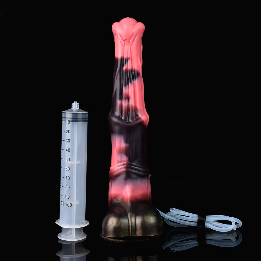 Anal and Vaginal Cleaning Device - Silicone Masturbation Toy for Adults