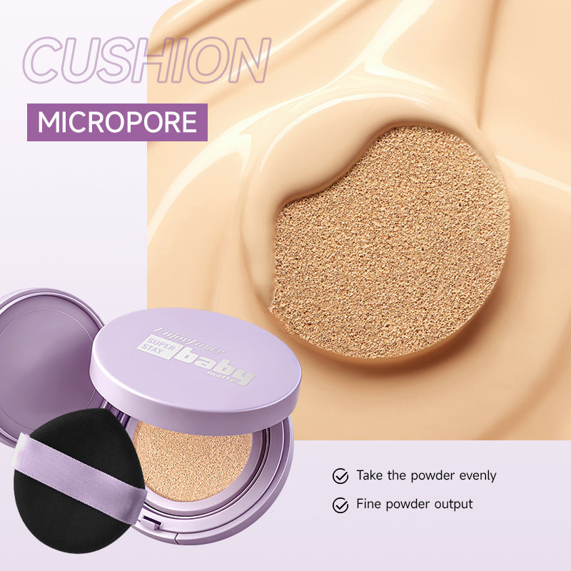 Longwear Matte Cushion Foundation for All Skin Types - Unisex Makeup Set