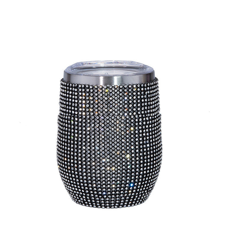 Stainless Steel Diamond Cup with Insulation - Multi-Color 12oz Drinkware