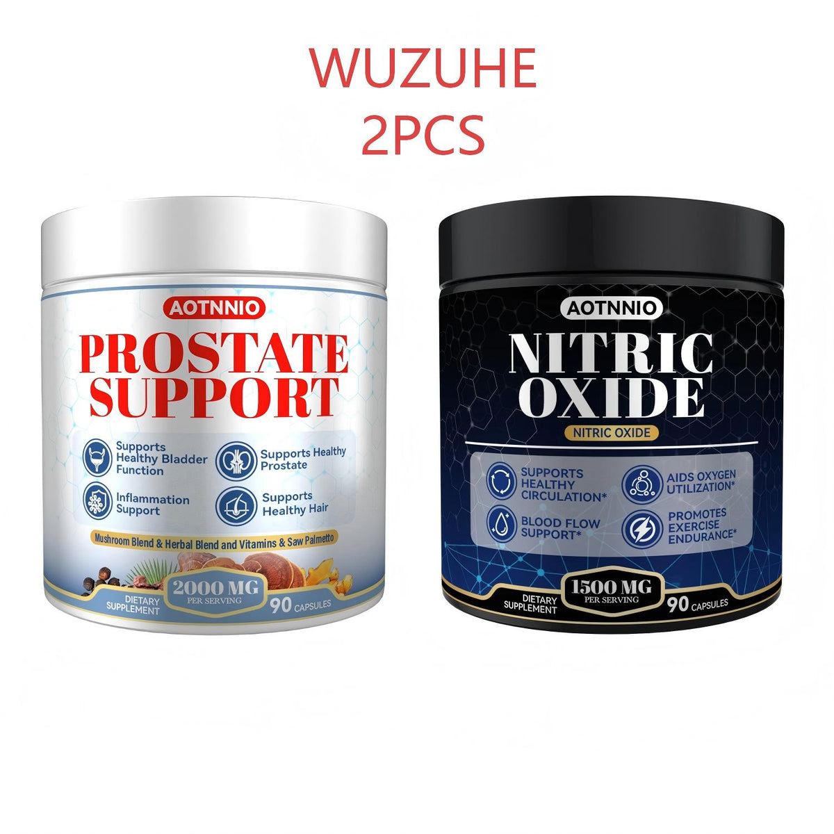 Prostate Nitric Oxide Support Supplement - Multiple Quantity Options