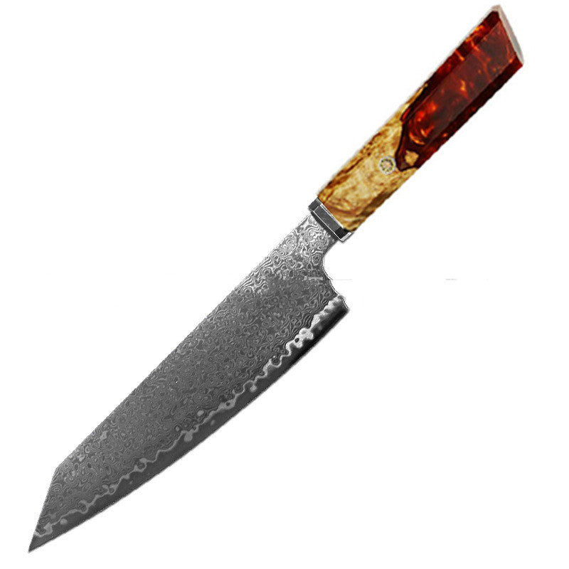 Chef's Knife for Japanese Cuisine - Damascus Steel, 34.7cm