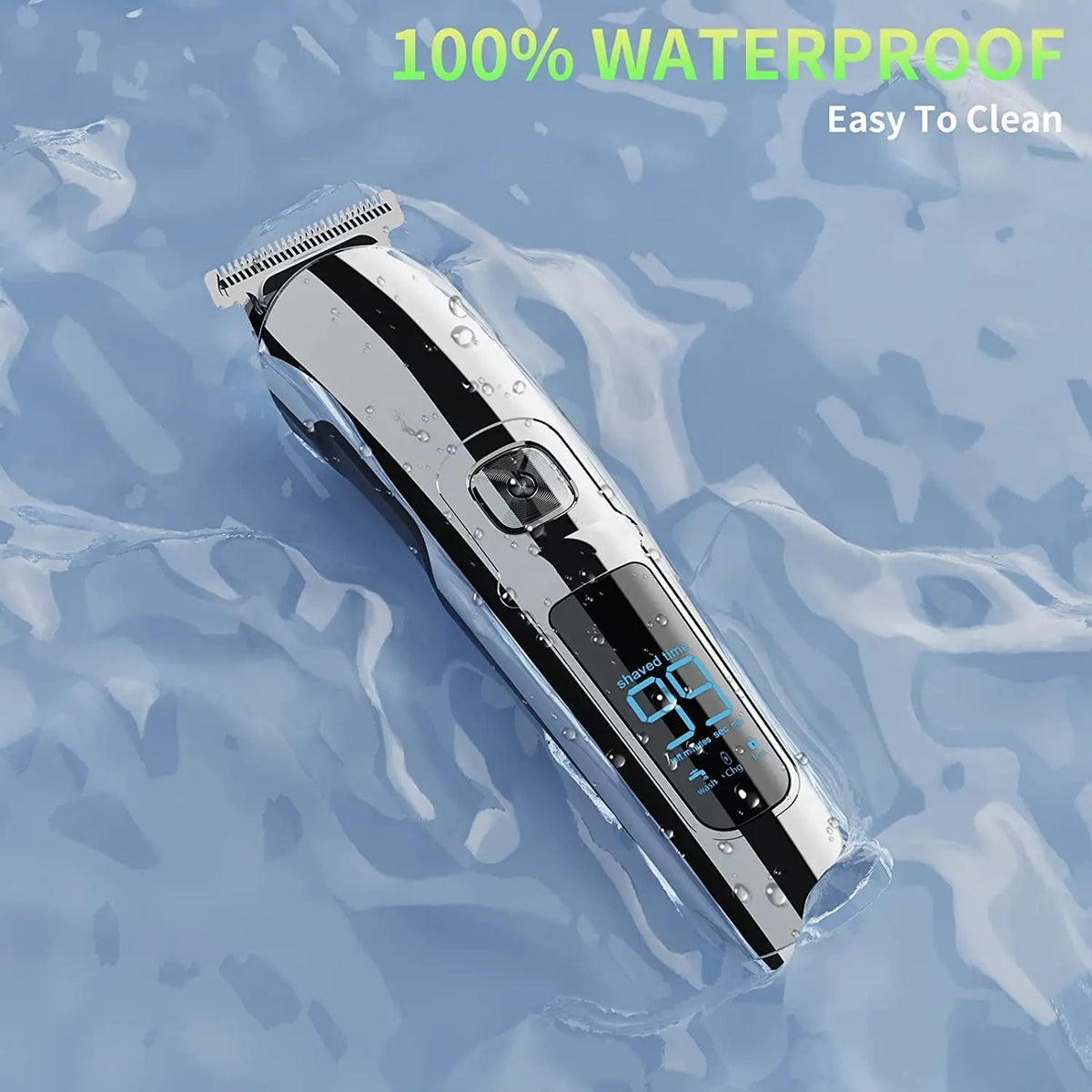 Rechargeable Hair Clipper - 6-in-1 Multifunctional Shaver with USB