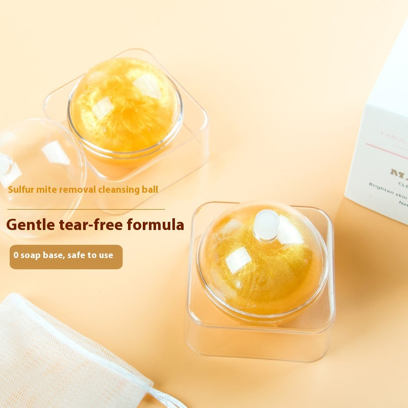 Anti-Mite Cleansing Soap Jelly Washing Ball for Skin Care