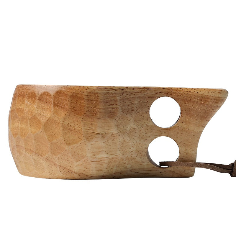 Wooden Coffee Cup with Large Capacity for Breakfast & Milk - Multiple Variants