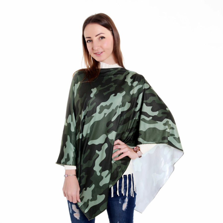 Nursing Shawl for Maternal and Child Care - Windshield Shade Style, Floral Pattern, Polyester, 160cm
