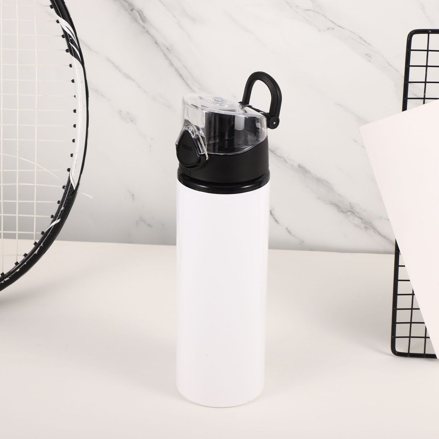Large Capacity Aluminum Water Bottle for Outdoor Sports & Travel - 750ml