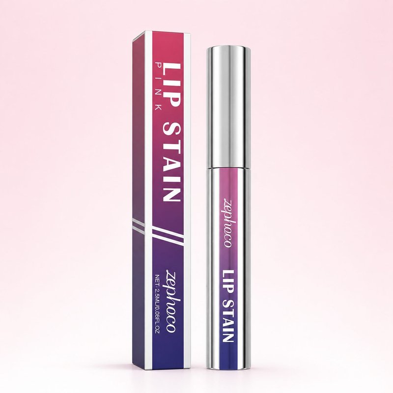 Matte Peel-Off Lip Stain - Pink, 2.5 ml