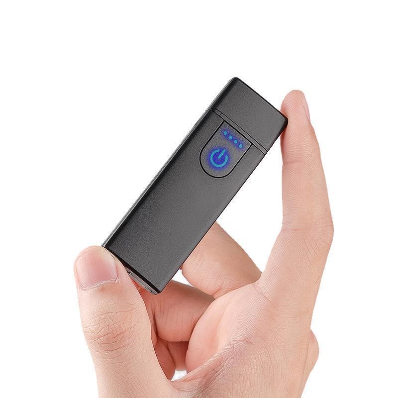 Rechargeable Windproof Fingerprint Lighter - Silent Creative USB Charging