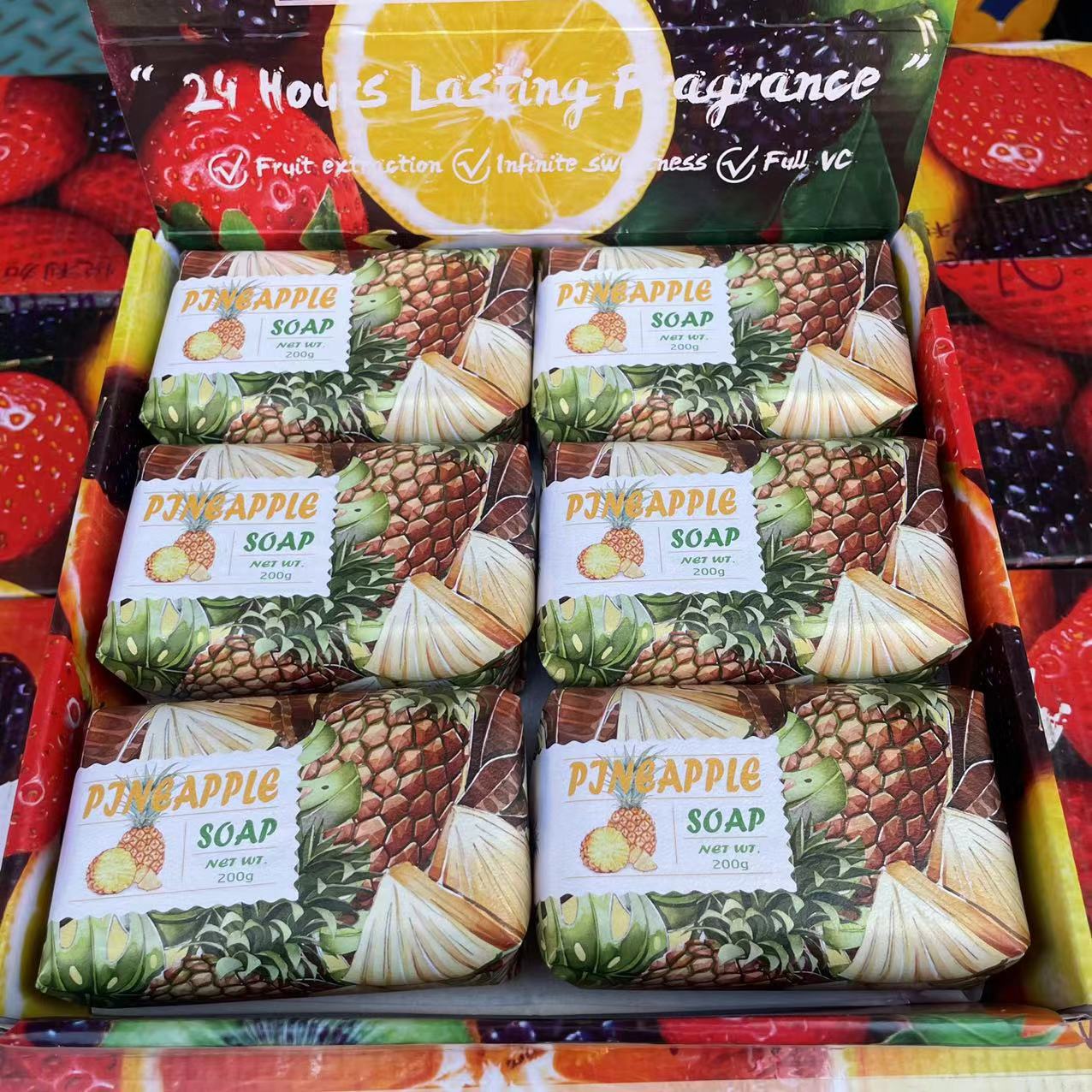 Fruit Scented Hand Soap with Grape, Strawberry & More - Household Bathroom Storage