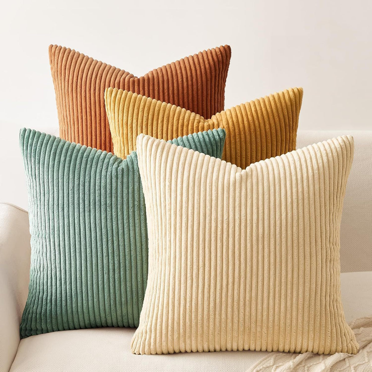 Double-Sided Modern Cushion Cover Set 45x45cm - Soft & Comfortable