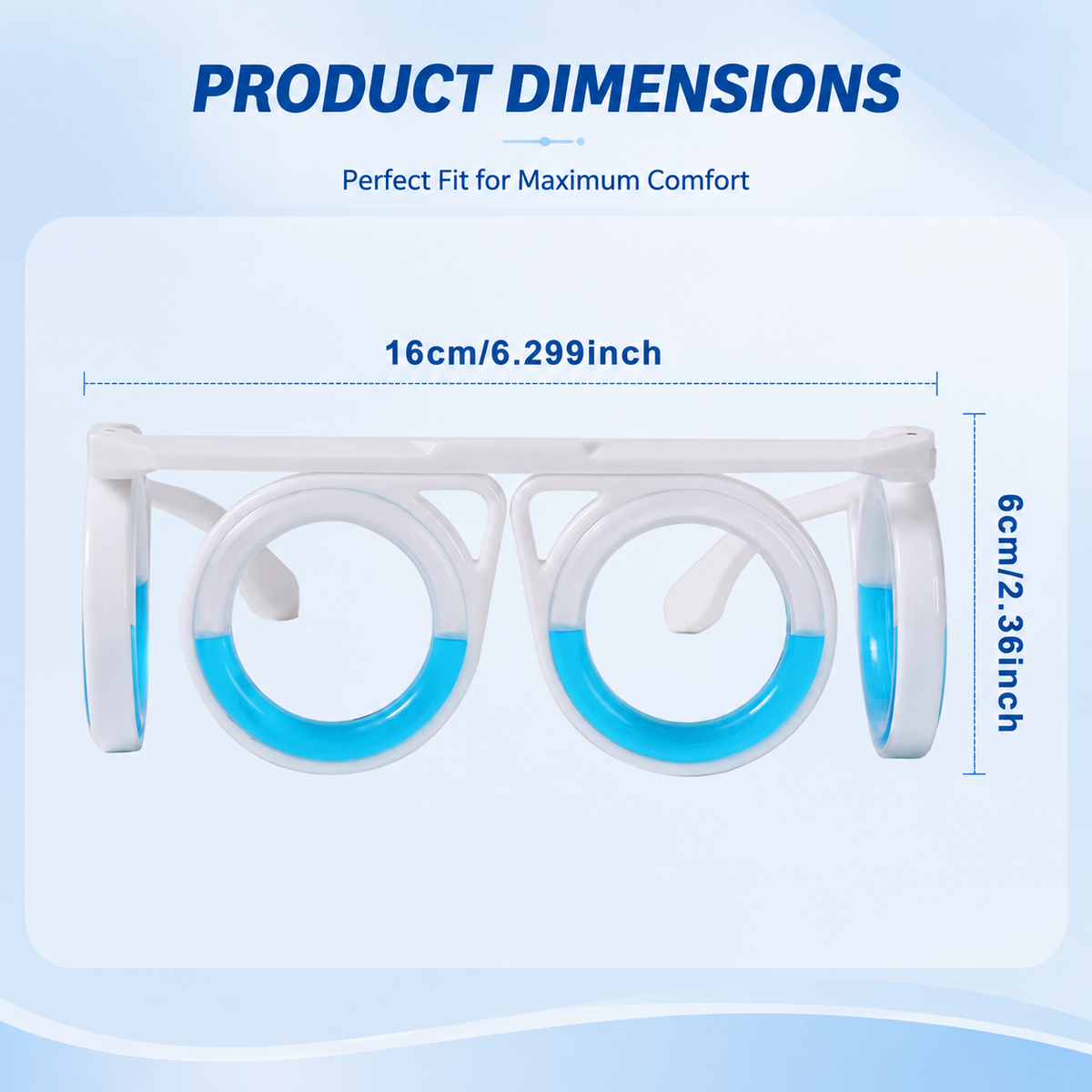 Anti-Motion Sickness Glasses - Travel Nausea Relief for Car, Sea & Air
