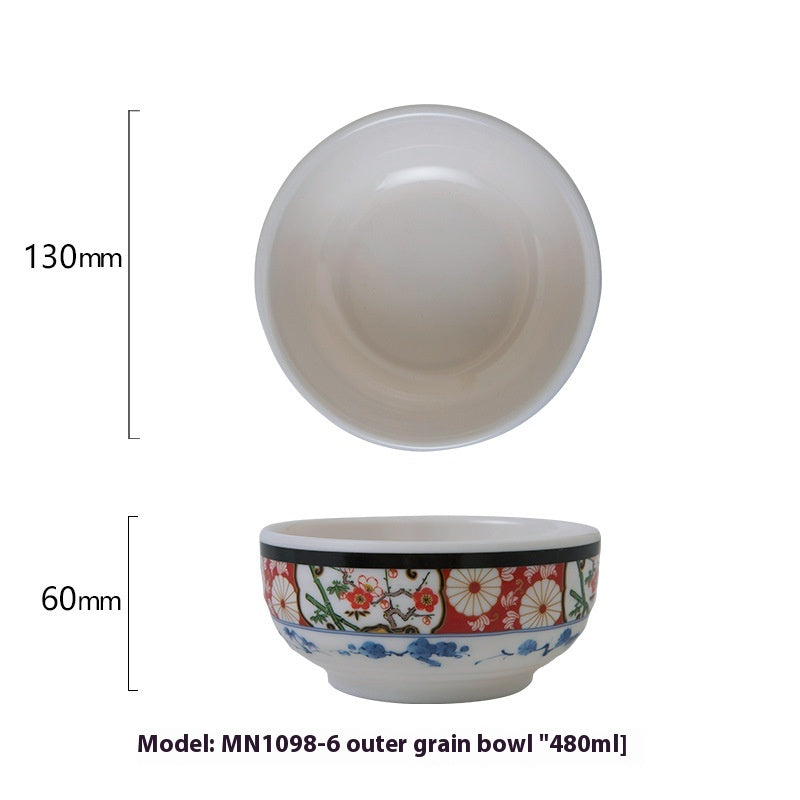 Japanese Cow-Shaped Porcelain Bowl Set for Kitchen & Dining
