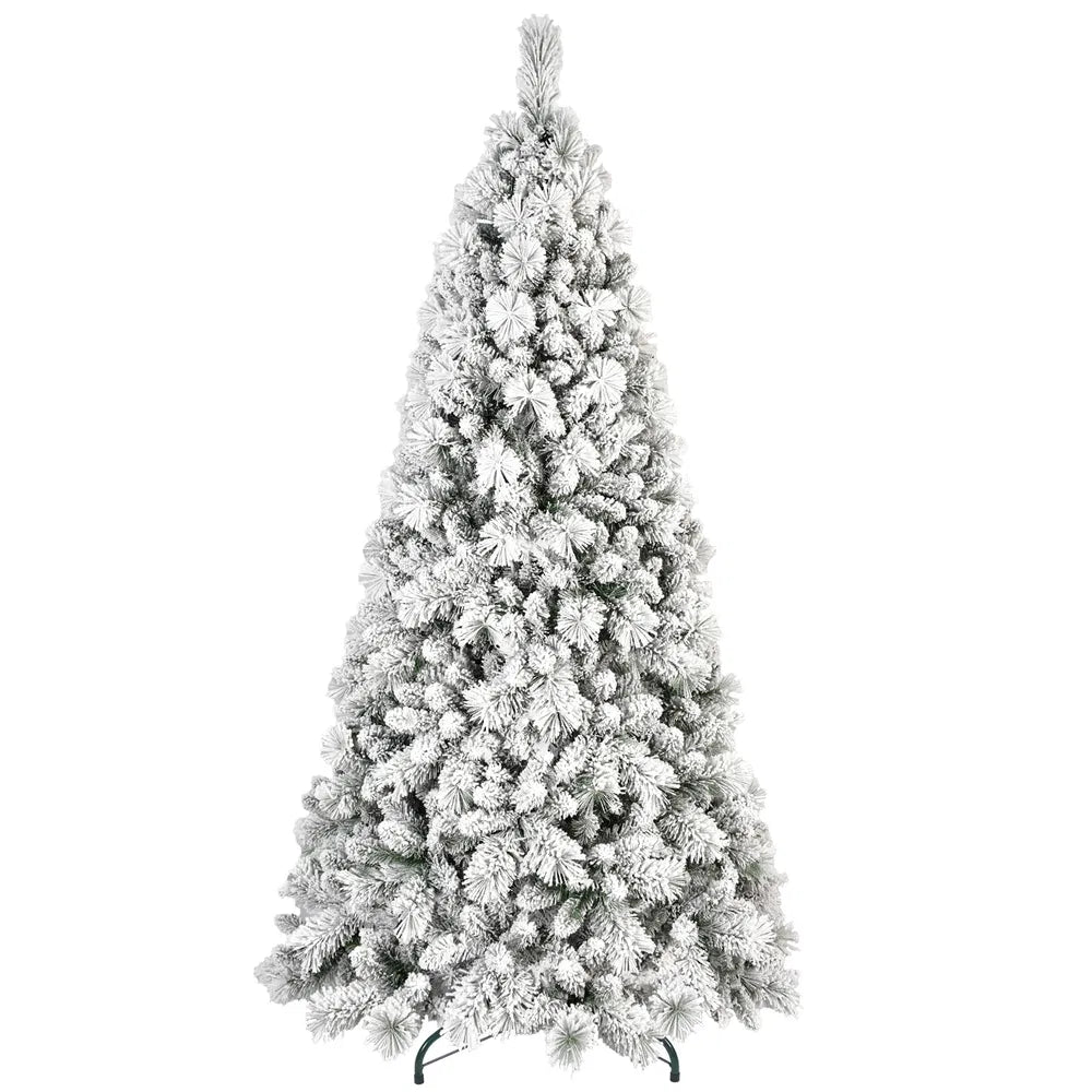 5ft Artificial Christmas Tree - PVC Flock with Hinged Base