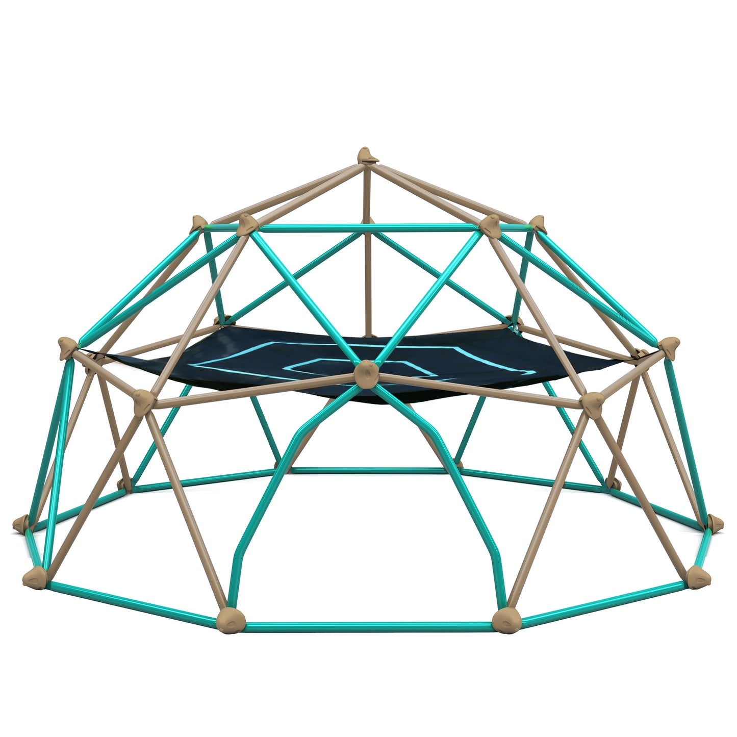 12ft Geometric Dome Climber Play Center, Kids Climbing Tower With