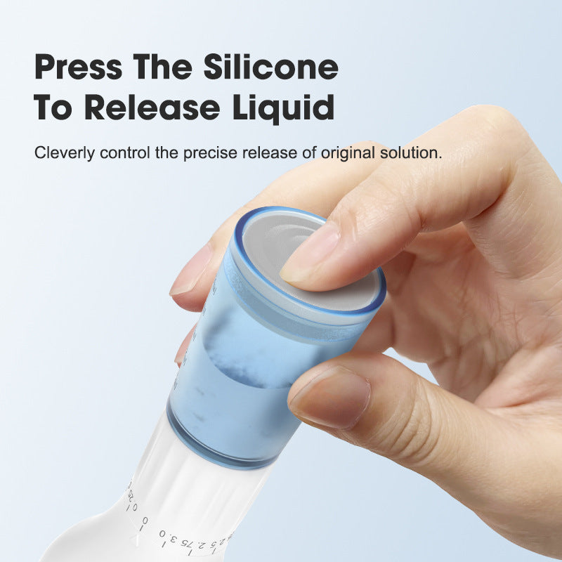 Micro Needle Scalp Care Roller - Blue, 10ML Skin & Hair Treatment Tool