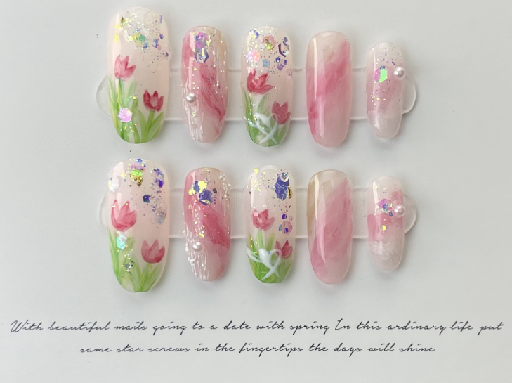 Nude Cinnamon Nail Art Kit - Multiple Sizes