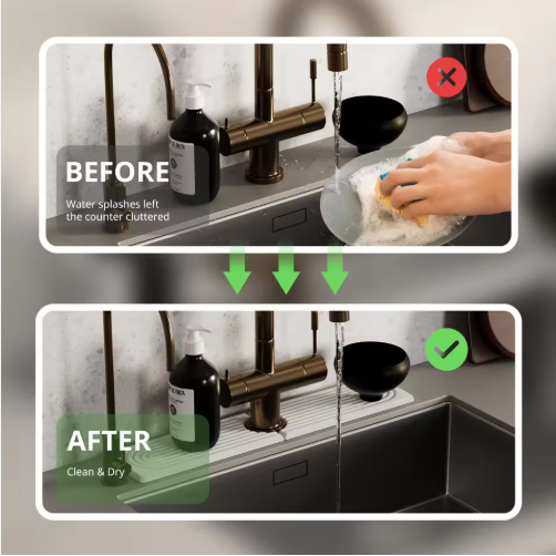 Diatomaceous Earth Sink Tray Stone Home Caddy Kitchen Instant Dry