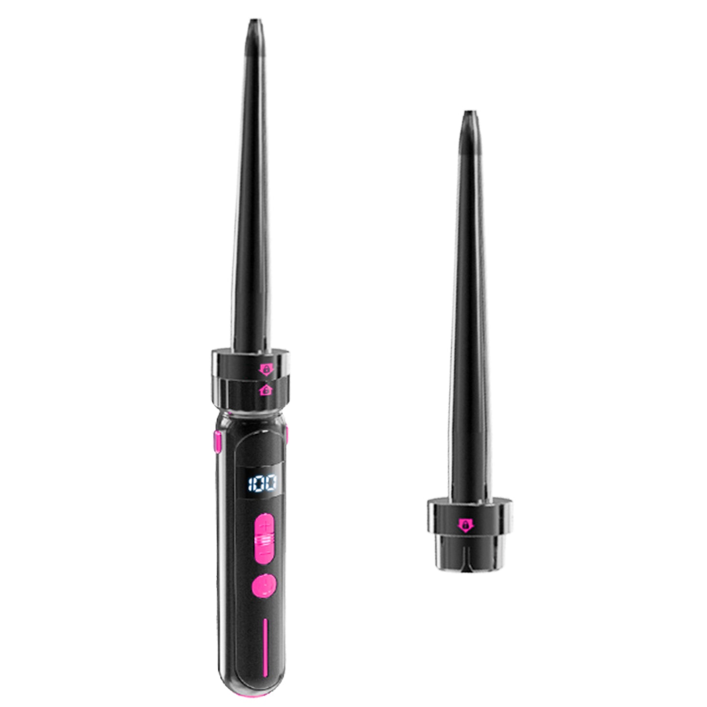 Ceramic 2-in-1 Curling and Straightening Iron with PTC Fast Heating