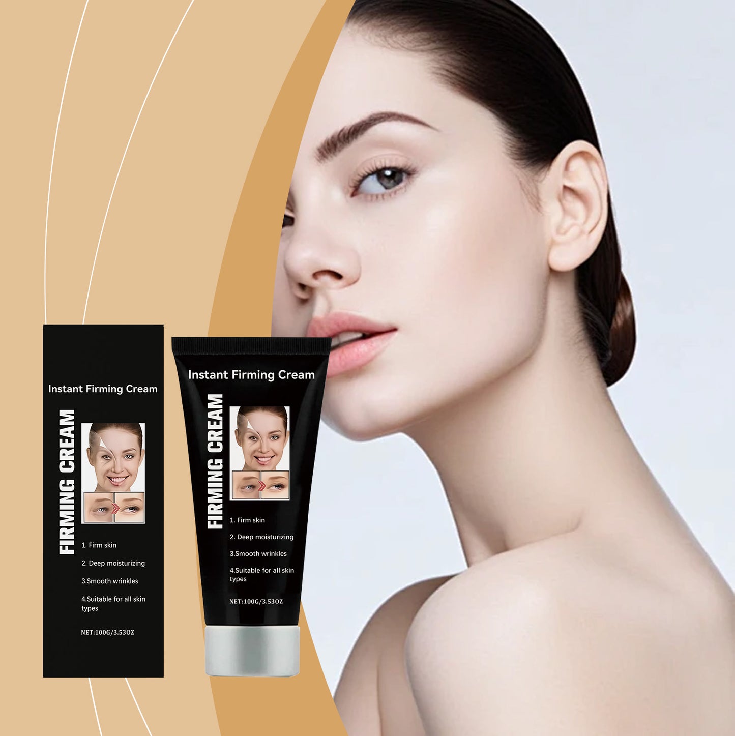 Retinol & Vitamin E Daily Facial Moisturizer - Firming & Brightening Cream