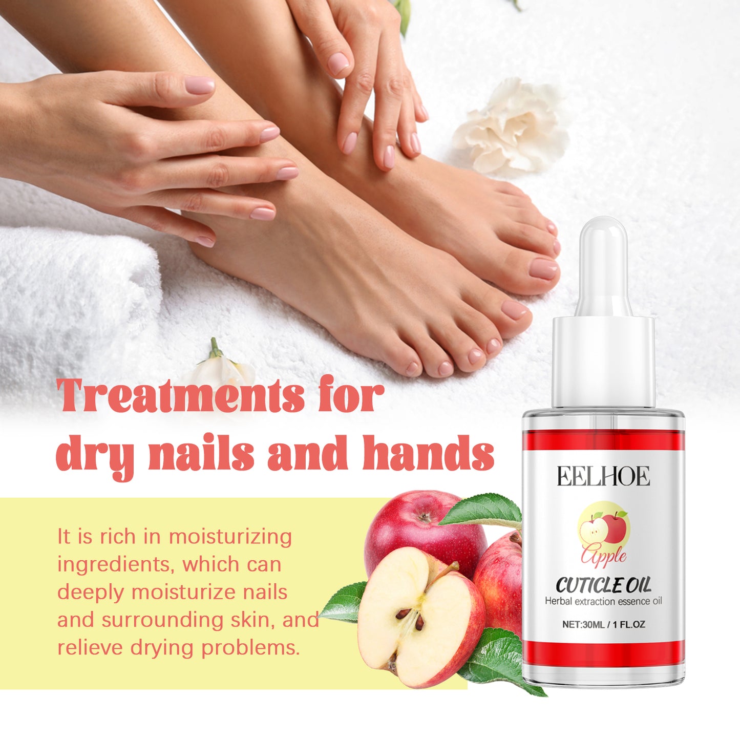 Moisturizing Cuticle Oil for Dry Nails - Nourishing Nail & Cuticle Care