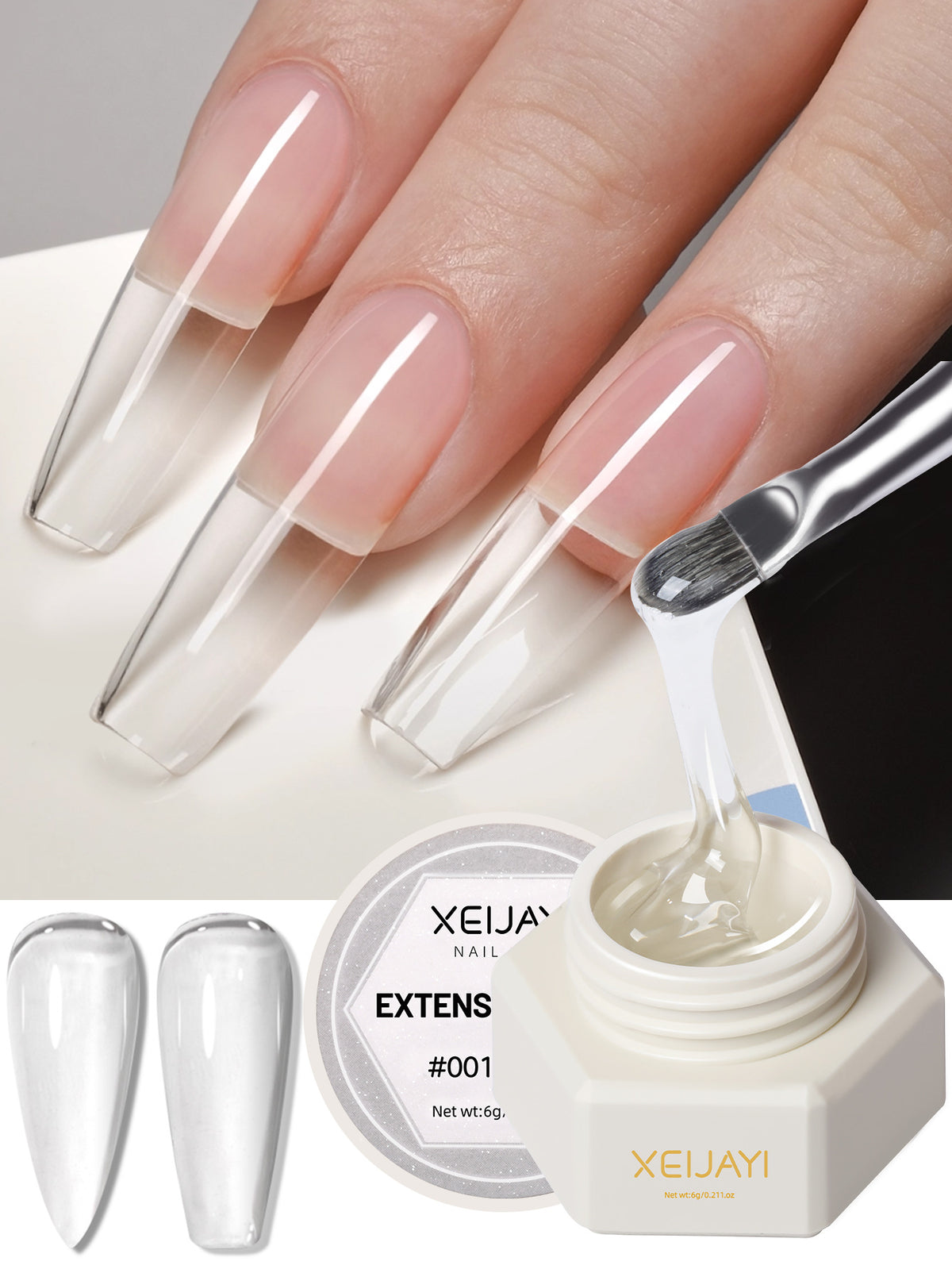 Canned Nail Extension Gel Solid Sculpting Nail Art Kit - Multiple Specifications