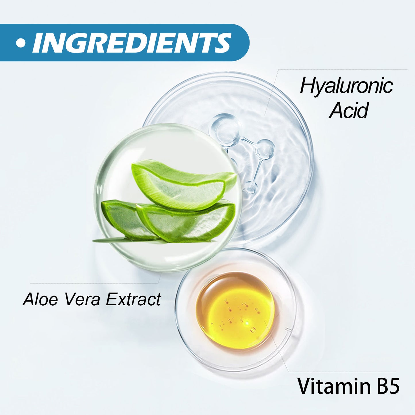 Hydrating Face Serum with Hyaluronic Acid - Anti-Aging & Firming Facial Care