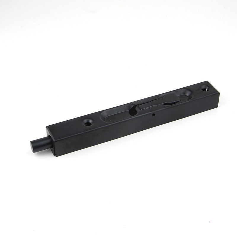 Concealed Door Bolt Lock - 10 Inch Stainless Steel Security Hardware for Interior and Exterior Doors