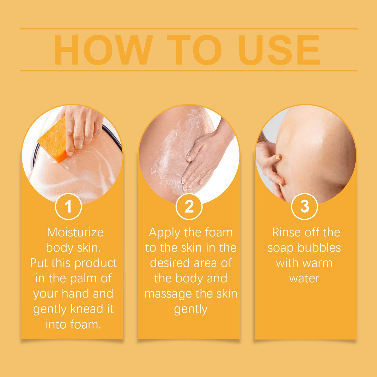 Orange Peel Moisturizing Body Soap with Niacinamide & Collagen