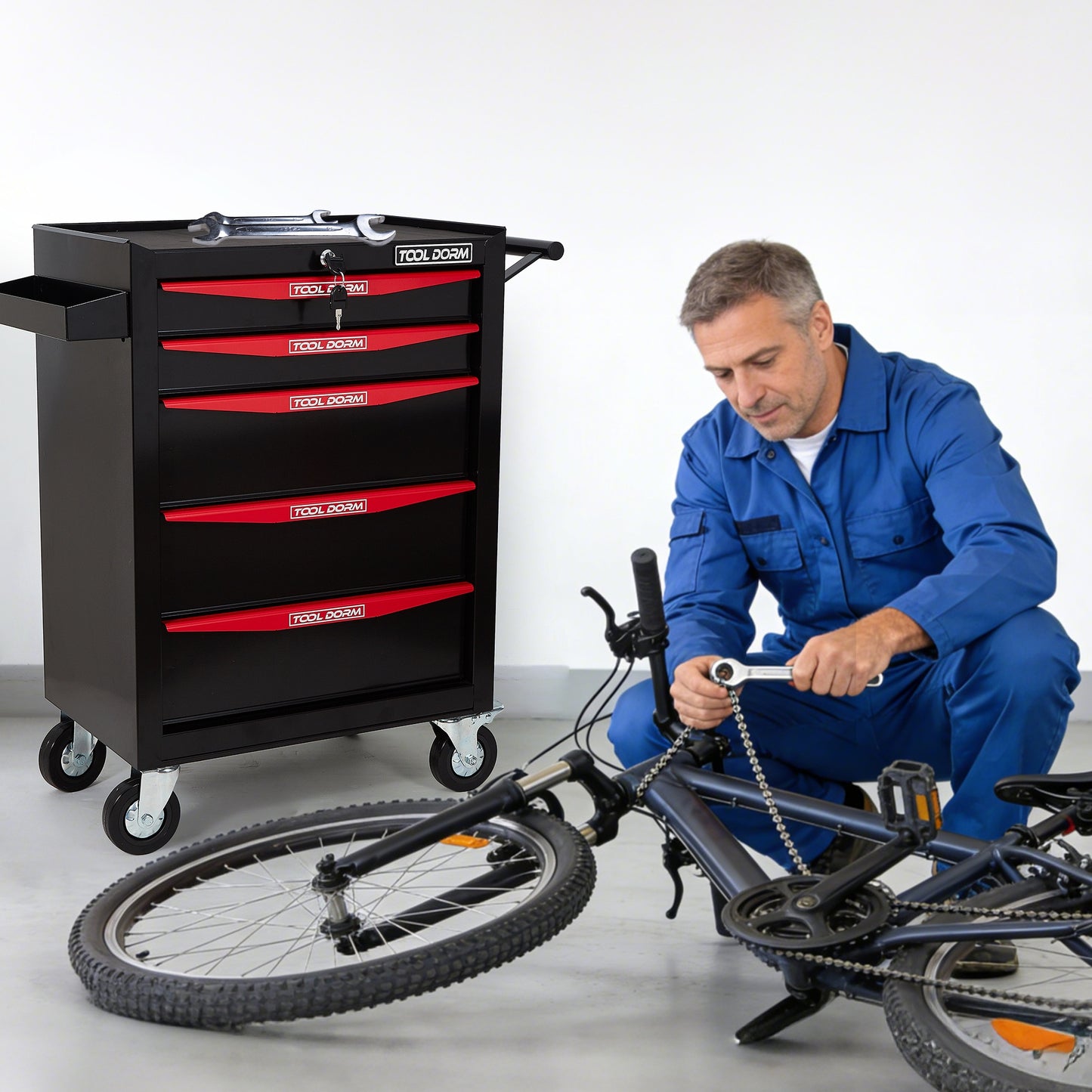 Tool Cabinet 21inch With Wheel And Drawers