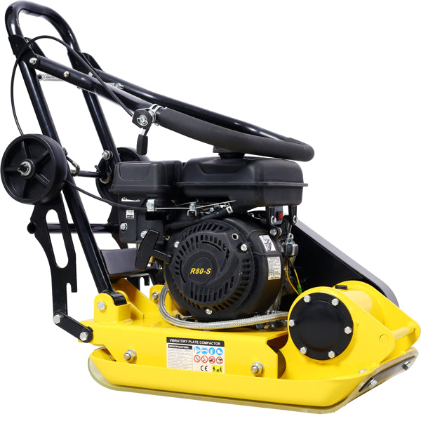 2.5HP Flatbed Concrete Compactor 79.7cc Gas Power Paver for Construction