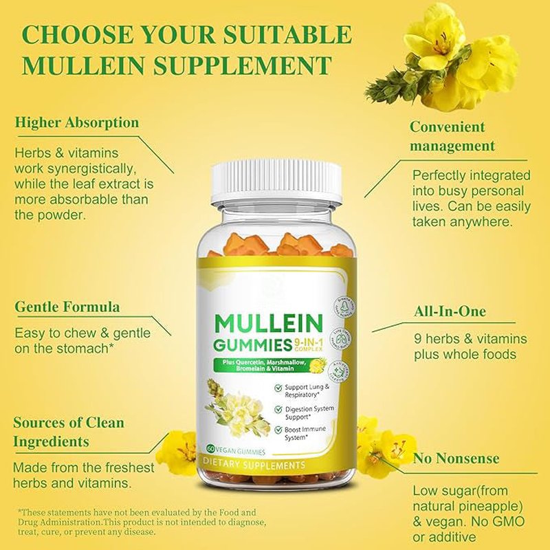 Buddleja Soft Gummy Candies with Quercetin - 60 Tablets