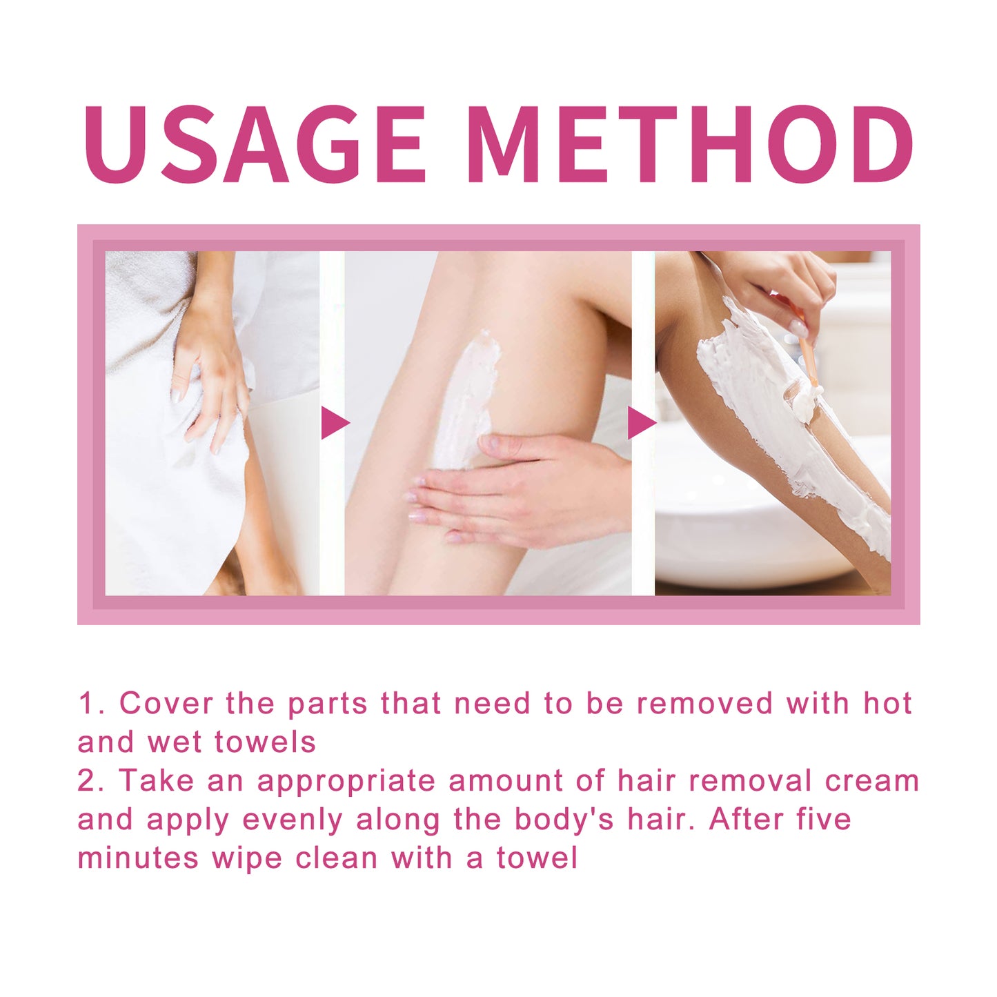 Gentle Full Body Hair Removal Cream - Moisturizing & Soothing Formula