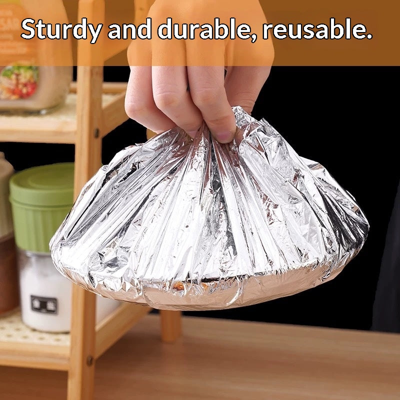 Food-Grade Aluminum Foil Insulation Film for Kitchen & Home Use - Multiple Pack Sizes