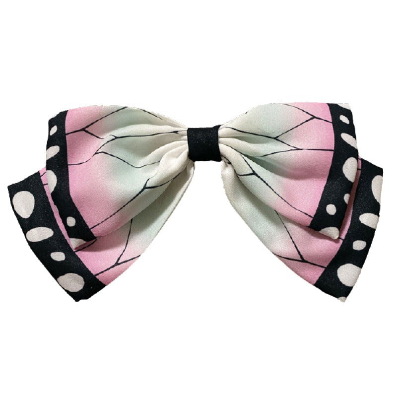 Anime Cartoon Chiffon Hair Bow Clip