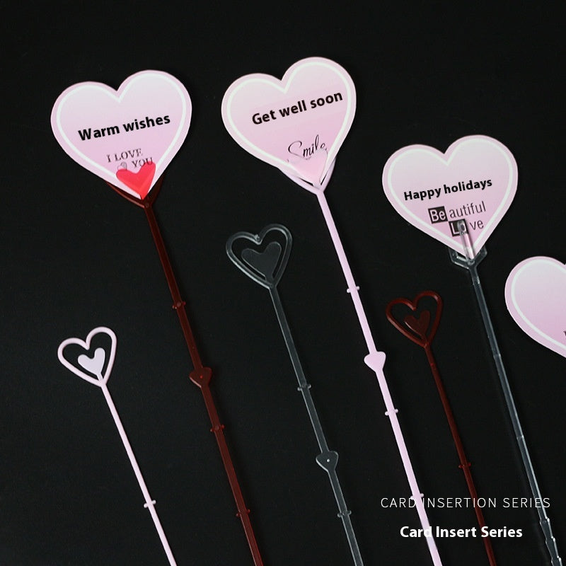 Transparent Plastic Flower Card Inserts for Packaging - All Variants Included