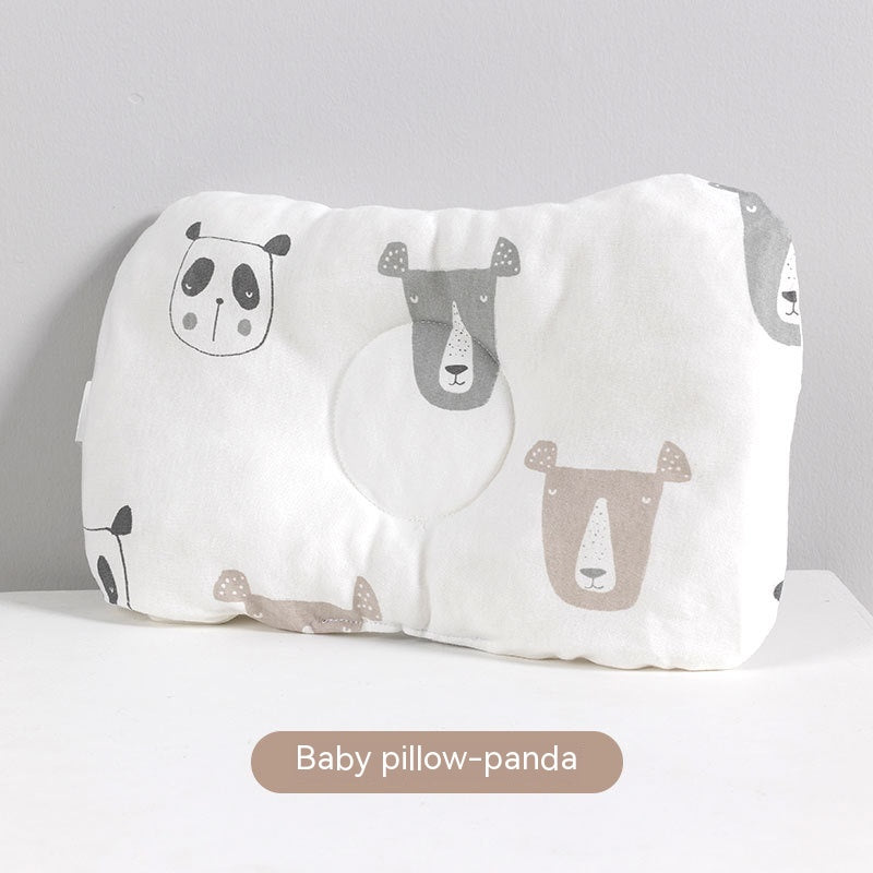 Newborn Infant Anti-Deviation Head Pillow - Baby Shaping Pillow 23x30cm