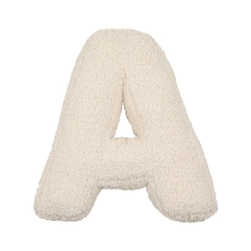 Kids Solid Color Lambswool Pillow Toddler Sleep Cushion Modern Home Decor