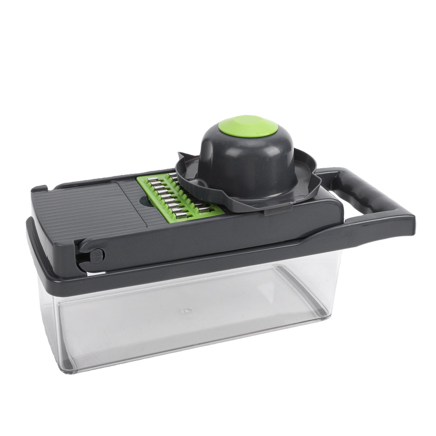 Manual Vegetable Chopper with 1.5L Container - Food Cutter